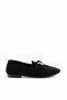 Black Suede Women's Ballerinas K01503741202 - 2