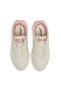 Women's Lightweight Beige Sneakers - Elegant Design with Soft Pink Accents, Comfortable Casual Shoes - 5