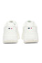 Women's White Low-Top Sneakers - Chunky Outsole With Foam Padding, Minimalist Lace-Up Design - 4