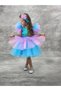 Buckle Mermaid Dress with Tutu Skirt