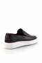 Black Genuine Leather Men's Casual Shoes E01378002903 - 4