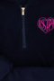 Girl's Navy Blue Half Zipper Fleece Sweatshirt 50296287-Vr033 - 6