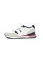 Men's White Low-Top Sneakers - Lightweight Sleek Lace-Up Design, Stylish Everyday Casual Shoes - 2