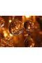 Charming Background with Shiny Gold Colored Christmas Ornaments, 200X150Cm, Studio Backdrop
