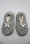 Women's Booties Slippers - Foldable Non-Slip Soundless Sole - Gray - 4