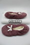 Women's Booties Slippers - Foldable Non-Slip Soundless Sole - Plum - 3