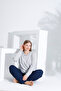 100% Cotton Long Sleeve Women's Pajamas Set 98410 - 5