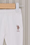Baby Boy Crew Neck Pigment Printed Winter Regular Fit White Baby Set Usb2023-C-V1 - 3