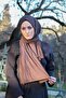 Shawl Women's Brown Single Jersey Combed Cotton Shawl Syr003 - 4