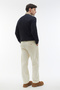 Men's Navy Blue Crew Neck Knitwear Sweater - 2