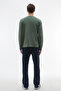 Crew Neck Long Sleeve Sweatshirt - 2