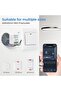 مفتاح واي فاي صغير أبيض 16 أمبير DIY للمنزل الذكي ثنائي الاتجاه للتحكم في تطبيق Smart LIFE عن بعد ومؤقت - 3
