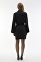 Button Midi Dress with Binding Detail - 2
