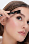Single Tweezer with Brush 09 Angled Tip Tweezers Eyebrow Comb - 3