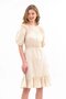 Apsen Women's Stone Waist Elastic Tery Cotton Dress 4367-95 - 4