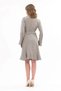 Apsen Women's Flywheel Detailed Long Sleeve Seasonal Knee-Length Dress 4458-100 - 8