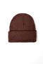 Unisex Folded Black, white, gray 3-Piece Beret Set - 4