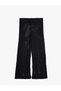 Wide Leg Trousers Mesh Relaxed Cut Cotton - 7