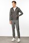 Men's Quilted Sweatpants - Antra/Melange - 4