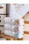 Buldan Üretim Dowry Embroidered Lina Velvet 6-Piece Hand/Face Towel I 50X90 - 2