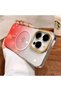 Hard Pc Color Transition Magsafe Compatible Case with Metal Camera Frame Compatible with Apple iPhone 16 Plus