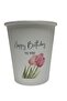 Happy Birthday-Birthday Concept Disposable 7 oz 50 Pcs Paper Cups