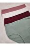 High Waist Ribbed Bato Panties - Super Stretchy 4 Pack - 6