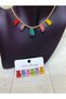 Colorful 6 Pieces Jelibon Teddy Bear Earrings Set and Necklace Set - New Year Christmas Gift - 2
