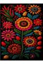 Kemal Collection Multicolored Floral Flower Figures Patterned Woven Base Modern Decorative Carpet 11 - 4