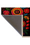 Kemal Collection Multicolored Floral Flower Figures Patterned Woven Base Modern Decorative Carpet 11 - 5