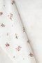 Baby Girl Embroidered Kokina Flower Double Layer 100% Cotton Blanket 85X90 cm - 5