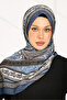 Retro Ethnic Pattern Cotton Soft Shawl Series - New Collection - Indigo