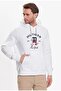 سويت شيرت بغطاء للرأس مطرز بتصميم Monogram من TH