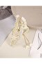 Flower Bouquet Figured Zircon Stone Gold Color 11 cm Metal Latch Clasp - 3
