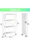 Foldable Storage Organizer 4 Tier-White - 4