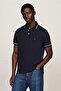 تي شيرت TIPPED SLIM FIT POLO للرجال باللون الأزرق الداكن MW0MW37346DW5
