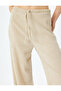 Tie Waist Comfortable Fit Wide Leg Trousers Wrap - 5