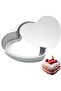 Cake Mold Heart Biscuit Heart Shaped Aluminum 1 Piece Mouth Diameter 24 cm Height 6 cm - 2