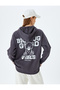 Hooded Oversize Sweatshirt with Printed Back - 4