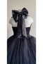 Girls Black Tarlatan Evening Dress&Birthday&Graduation Dress - 5