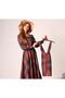 Vintage Coffee Flared Dress Mother Son Combination (Single Price) - 2
