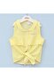 Girl's Short Sleeve Dress - 42105 - Yellow