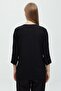 Letter Garnished Stone Printed Three Quarter T-Shirt - 5