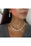 Zircon Stone Steel Dangle Women's Earrings