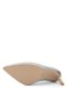 Women's Vegan Yellow Heeled Shoes - 4