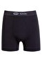 Flexible Breathable Comfortable Fabric Cotton Lycra Men's Black Boxers Anti-Sweat 6 Pack - 4