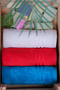 100% Organic Cotton Milano Premium Antibacterial 50X100 cm 3-Piece Hand and Face Towel Set - 2