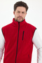 Men's Full Zipper Sports Fleece Vest - 7