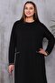 Plus Size Rhinestone Lycra Dress - 3