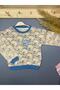 Chardon Winter Children's Wear Bear Printed Sweater with Fleece Inside